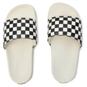 Vans La Costa Slide-On Shoes - White/Check