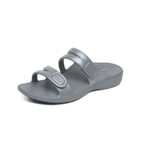 Aetrex Janey Sport Grey Women's Slides