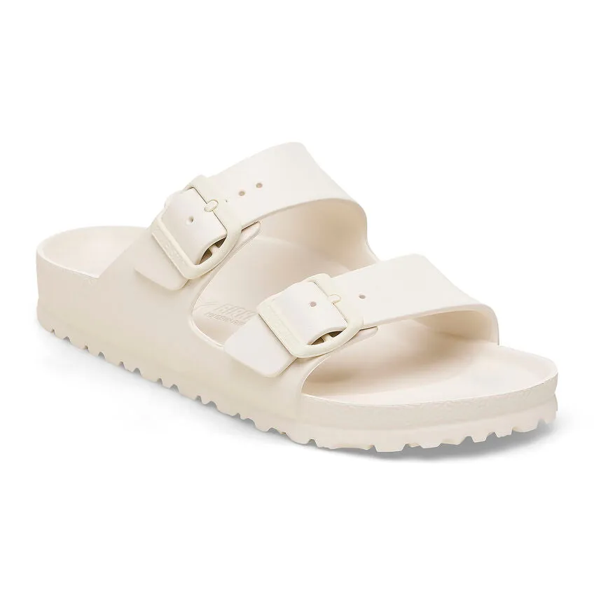 Birkenstock Arizona Essentials EVA in Elem Blue, Eggshell, Surf Green,  Peach, Black & White Available in Narrow Widths