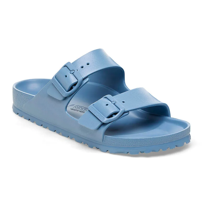 Birkenstock Arizona Essentials EVA in Elem Blue, Eggshell, Surf Green,  Peach, Black & White Available in Narrow Widths