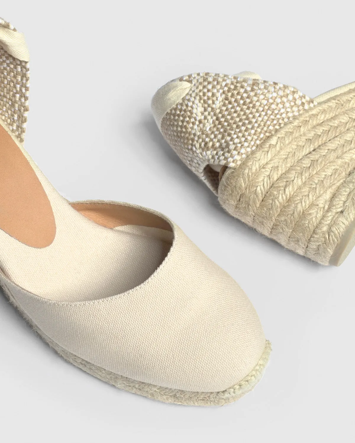 CARINA SANDALS WEDGE | IVORY