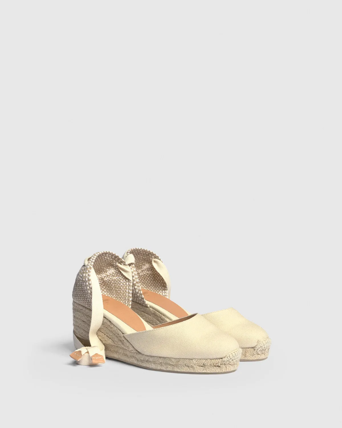 CARINA SANDALS WEDGE | IVORY