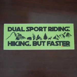 Dork in the Road Dual Sport Riding Sticker