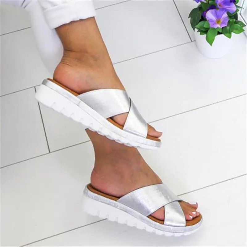 Dr. Home - Posture Alignment Cross Sandals