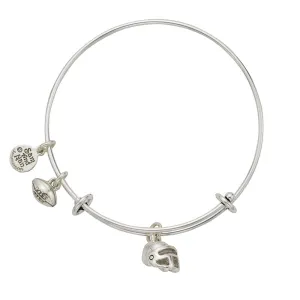 Football Helmet Charm Bangle Bracelet