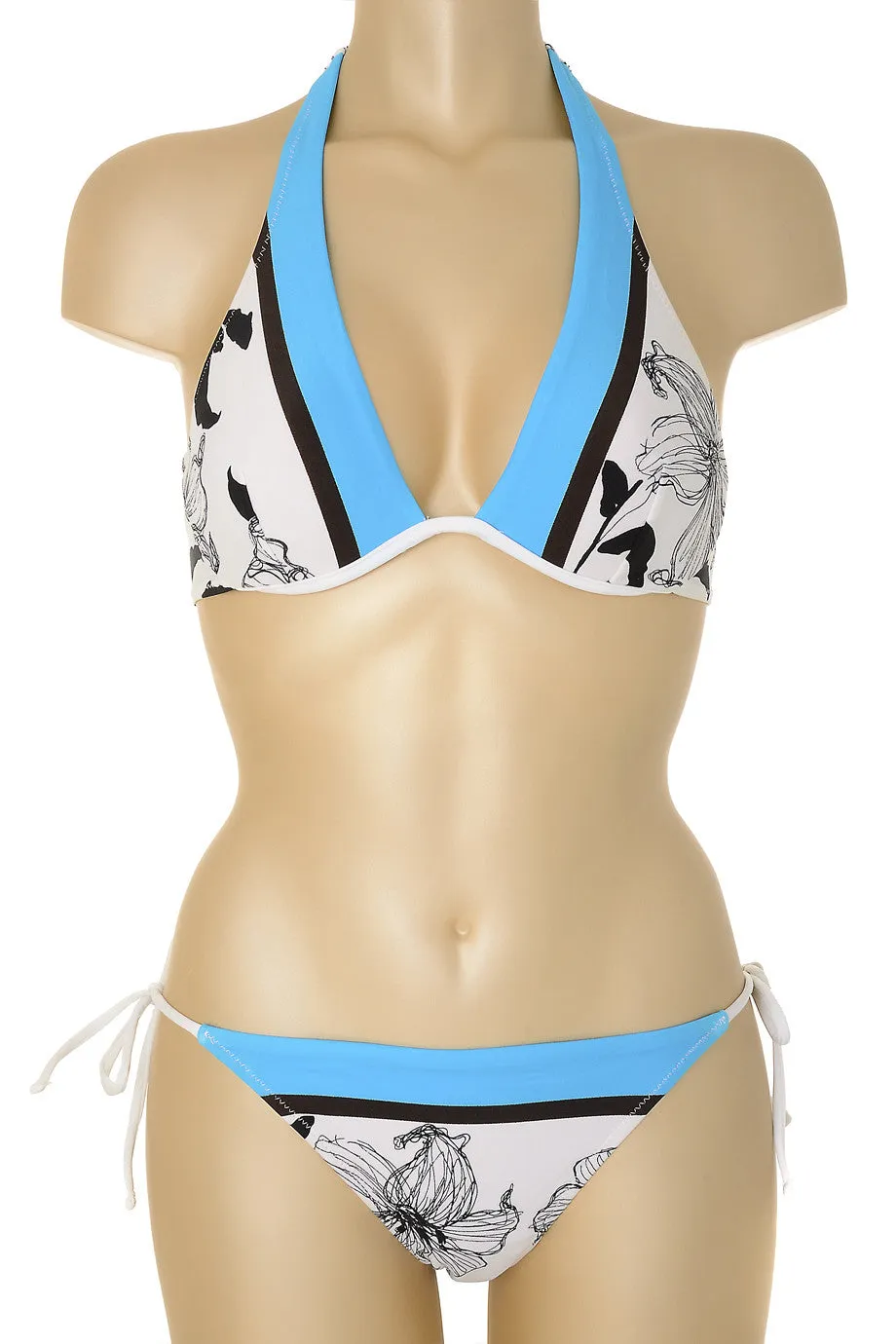 GOTTEX CAPRI Turquoise White Bikini