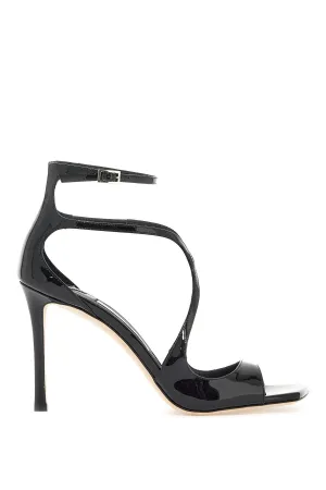 Jimmy Choo Patent Leather Azia 95 Sandals