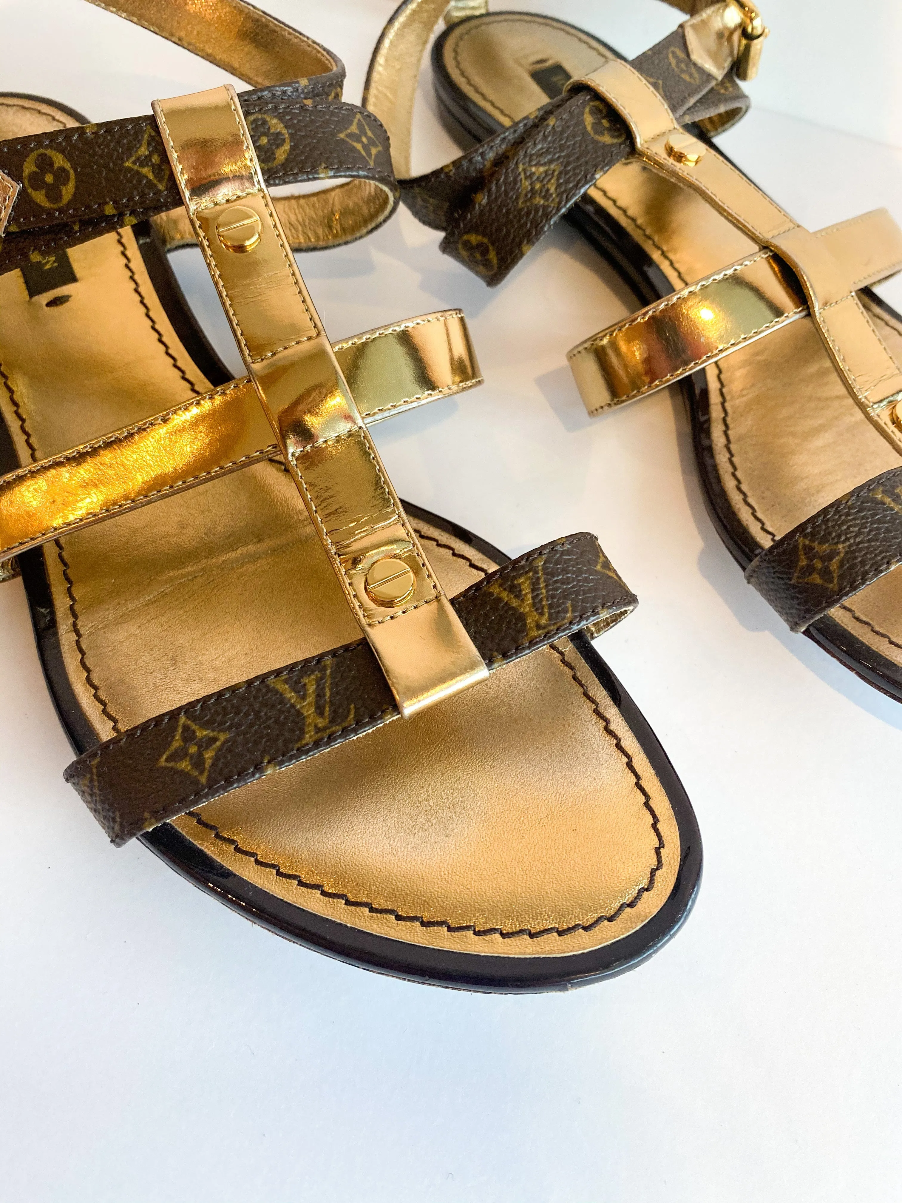 Louis Vuitton Gladiator Sandals