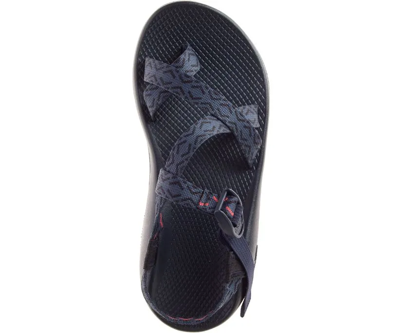 Men's Chaco Z/2 Classic Sandal Color: Stepped  Navy (WIDE WIDTH)