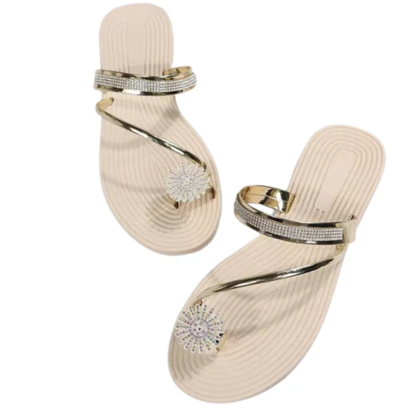 OCW Women Sandals Rhinestones Comfort Lightweight Chic Sandals