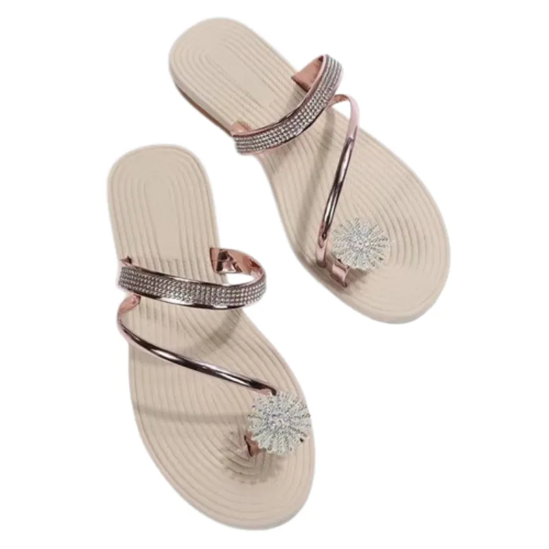 OCW Women Sandals Rhinestones Comfort Lightweight Chic Sandals