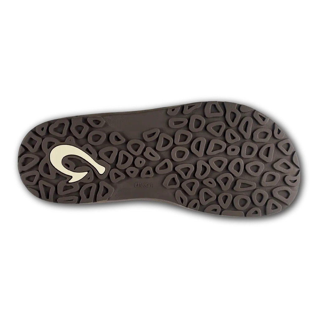 OKUKAI MNS OHANA LEATHER WATERPROOF FLIP FLOP DARK JAVA REY