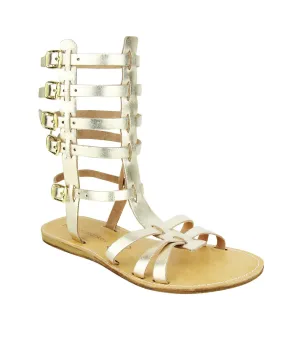 Parga Sandals in Gold