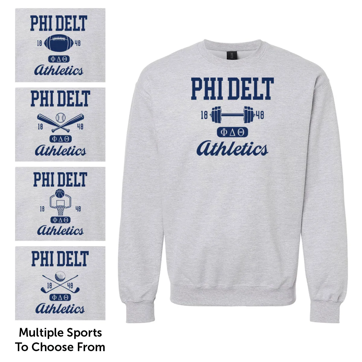 Phi Delt Athletic Crewneck