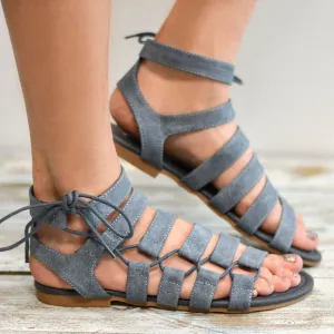 Plus Size Gladiator Flat Sandals