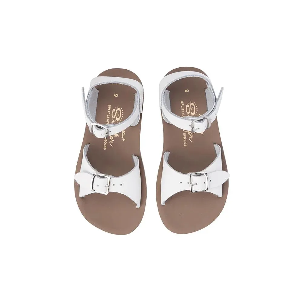 SALT WATER SUN-SAN SURFER SANDALS - WHITE