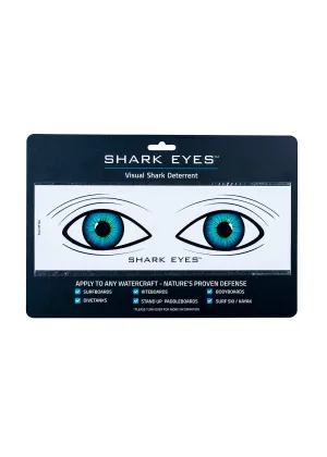 Shark Eyes Clear Sticker - Medium