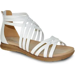 VANGELO Women Sandal FIONA Flat Sandal White