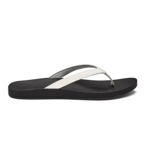 Women's Olukai Puawe Color: White / Black